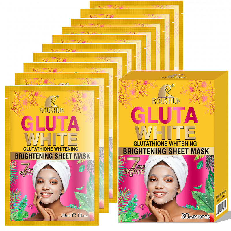 Skincare Omg - Gluta White Gezichtsmasker Gezichtsverzorging Hydraterend en