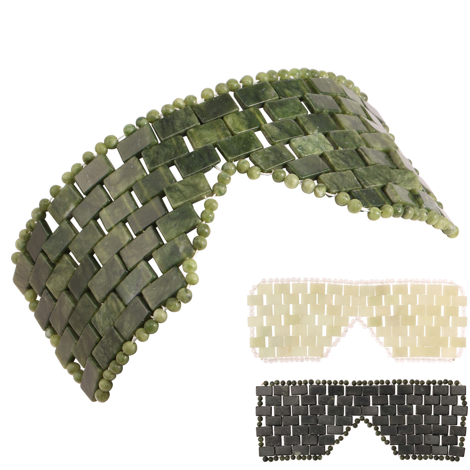 Skincare Omg - Natuurlijke Jade Gezichts- en Oogmasker, Koelend