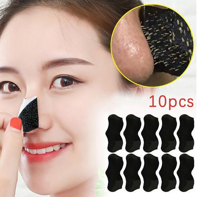 Charcoal Pore Strip - 10 Stuks Unisex Mee-eter Verwijderen Masker