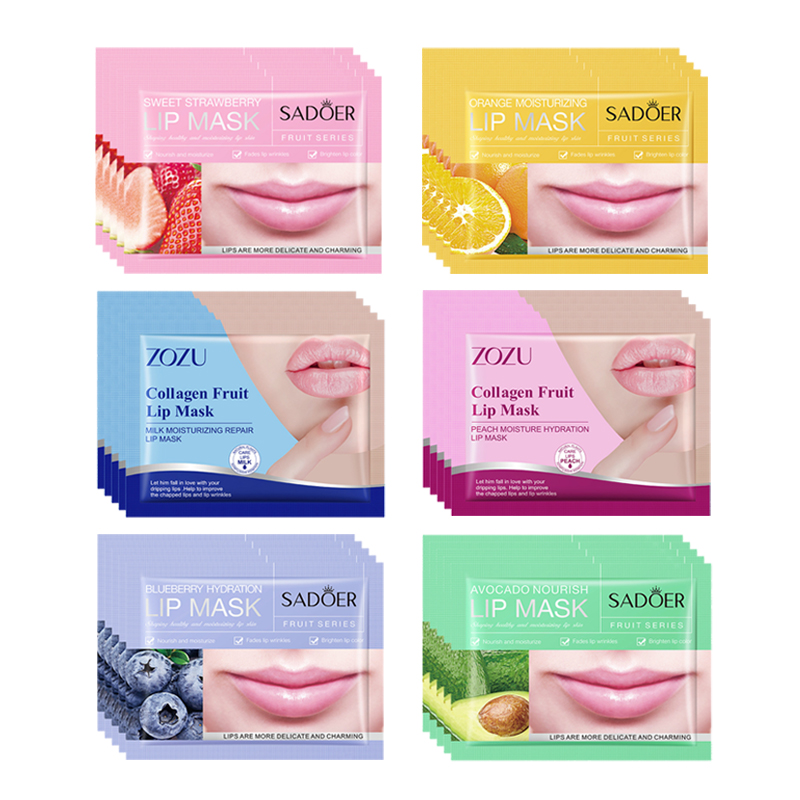 Skincare Omg - 30pcs Fruit Lip Masker Hydraterende Voedende