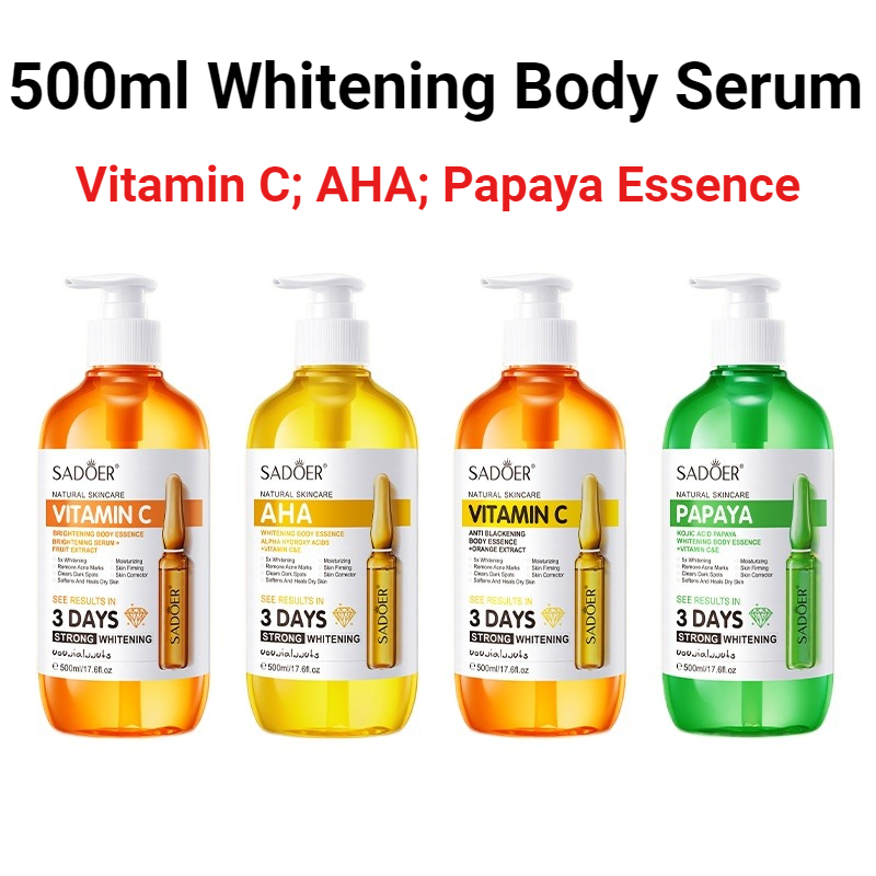 SADOER AHA Whitening Body Esse - Azelaic Acid Serum recensie en prijs