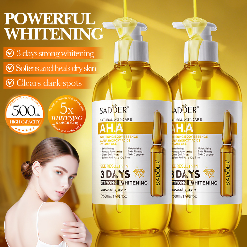 SADOER AHA Whitening Body Esse - Azelaic Acid Serum recensie en prijs