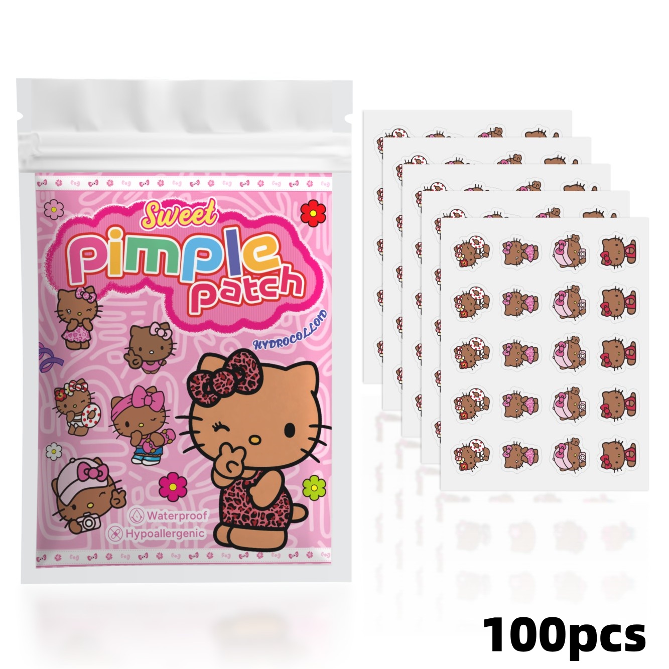 100 STKS hello kitty acnepleis - Skincare Moisturizer recensie en prijs