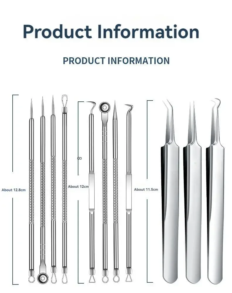 11 stks/set Acne Naald Mee-ete - Skincare Ingredients Checker recensie en prijs