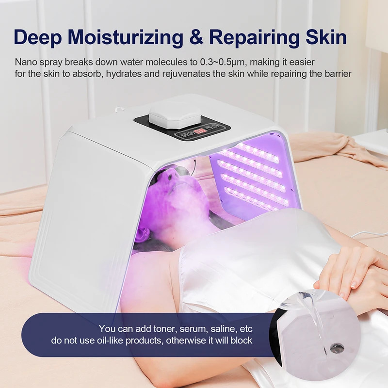 7-kleuren LED Foton Schoonheid - Skincare Moisturizer recensie en prijs