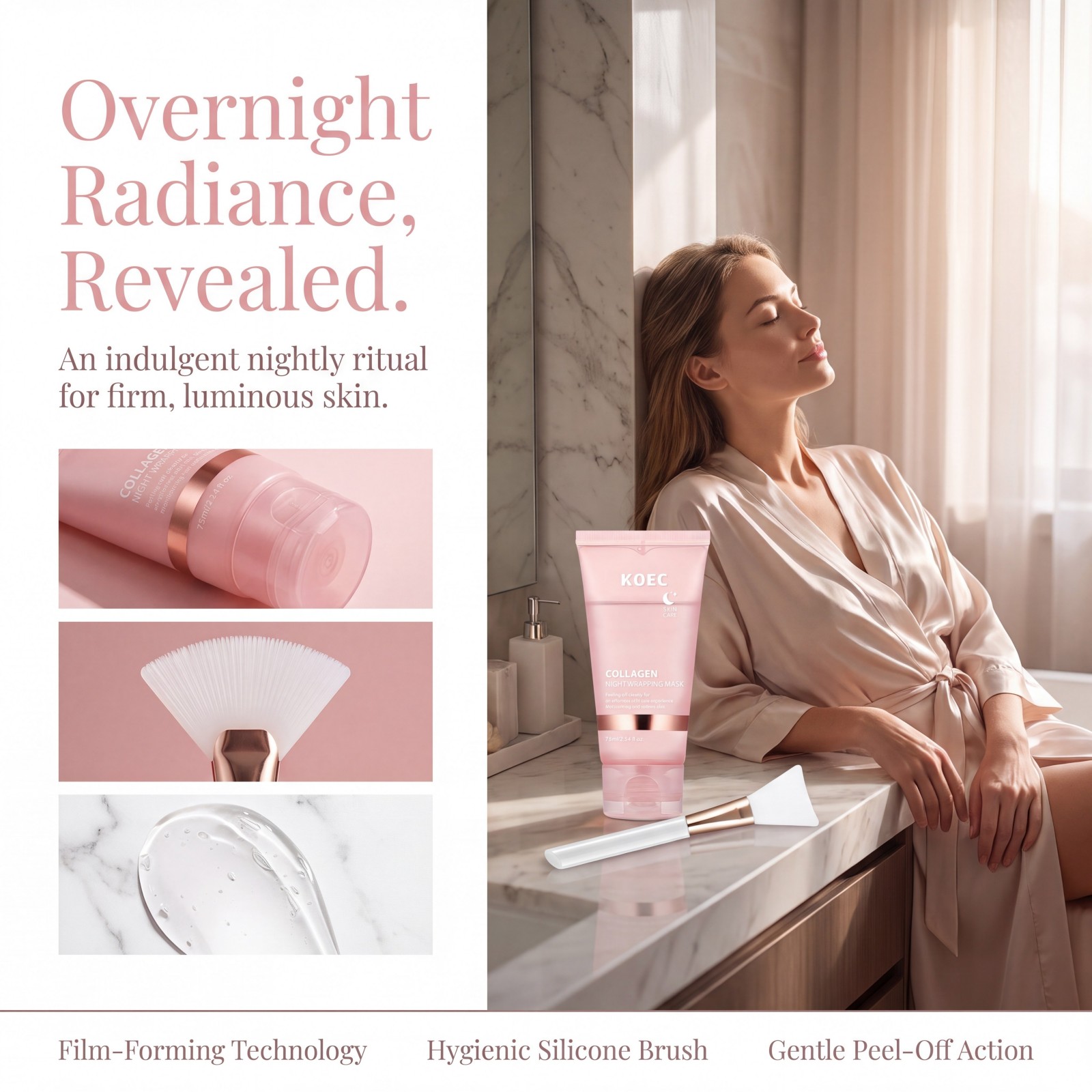 Collagen Overnight Peel-Off Ge - Skincare Omg recensie en prijs